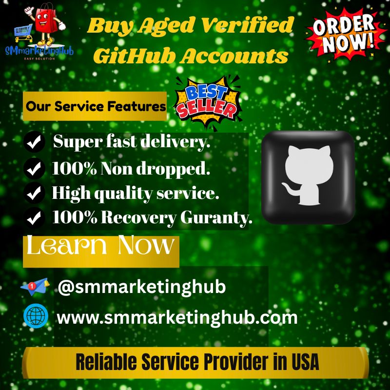 Buy Aged Verified GitHub Accounts
